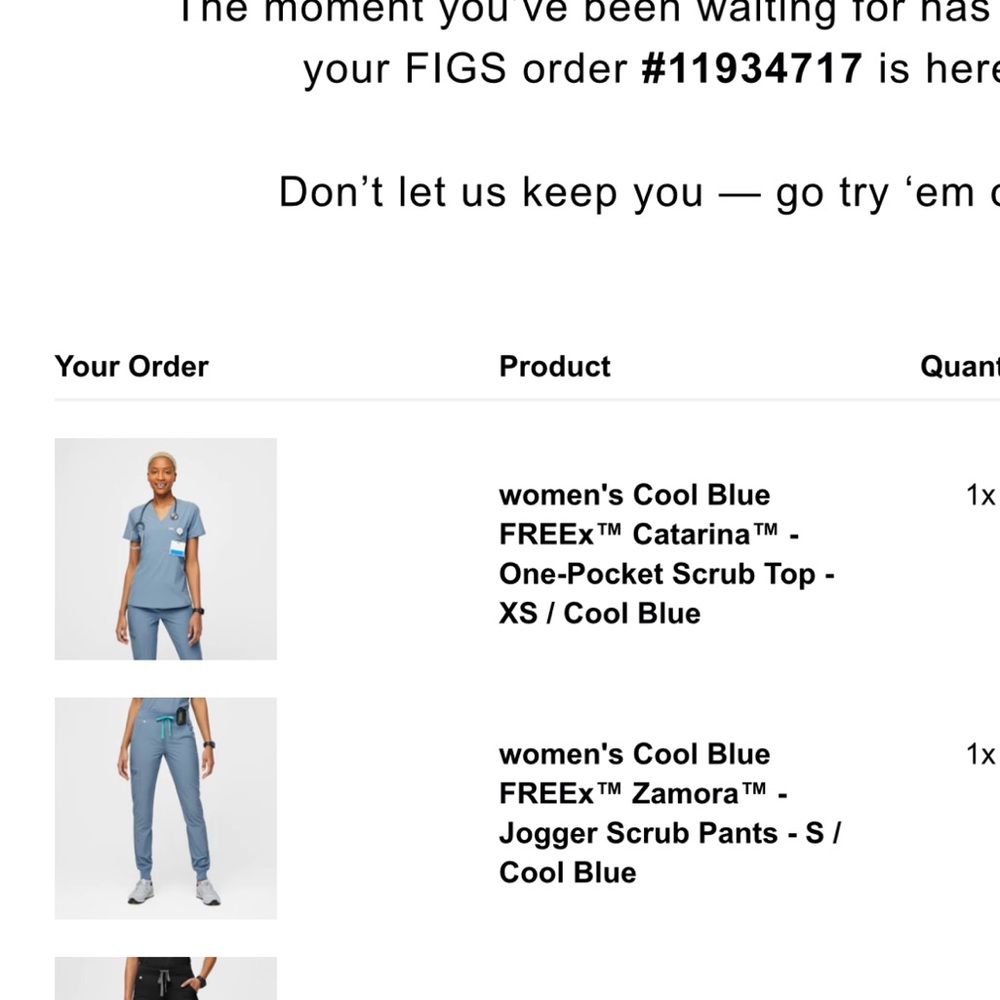 Figs limited edition COOL BLUE